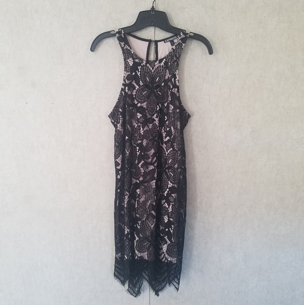 EXPRESS // Black Lace Dress